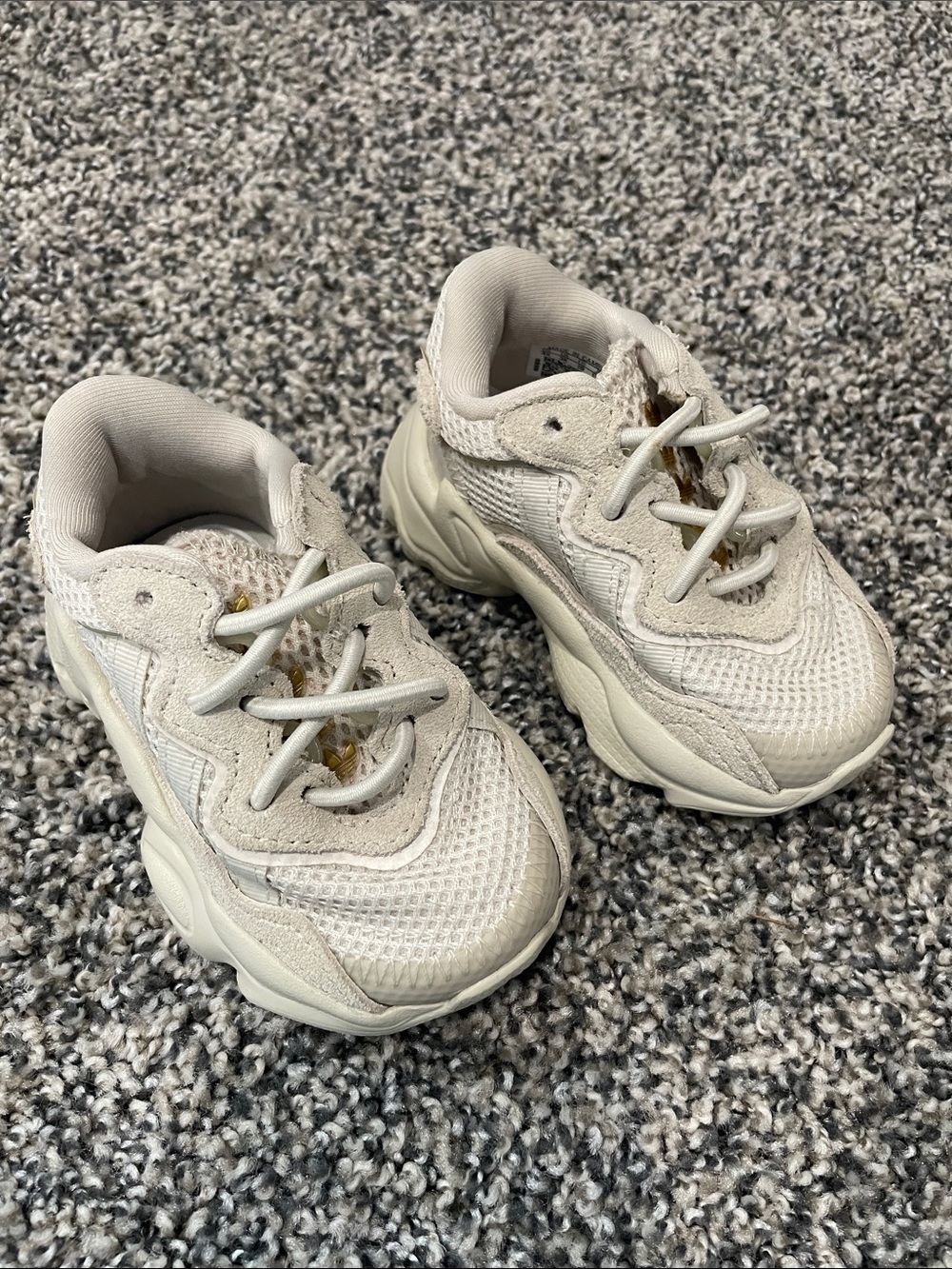adidas Kids Cream Mesh Chunky Trainer Sneakers